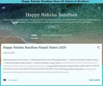 Rakshabandhan1920.cf(Happy Raksha Bandhan) Screenshot