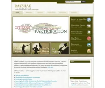 Rakshakfoundation.org(Rakshak Foundation) Screenshot