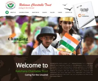 Rakshana.org(Raksana Charitable Trust) Screenshot