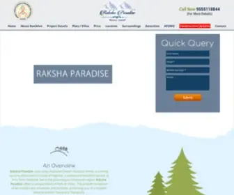 Rakshaparadise.com(AFOWO Raksha Paradise) Screenshot