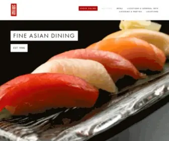 Rakuasiandining.com(RAKU ASIAN DINING) Screenshot