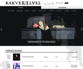 Rakvereteater.ee(Rakvereteater) Screenshot