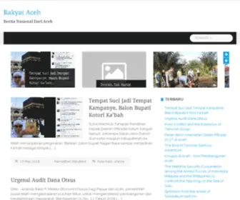 Rakyataceh.com(Rakyat Aceh Online) Screenshot