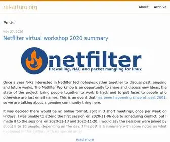 Ral-Arturo.org(Ral-arturo blog) Screenshot