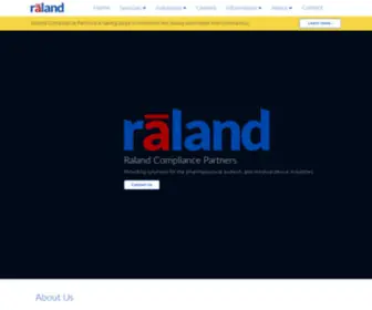 Raland.com(Raland Compliance Partners) Screenshot