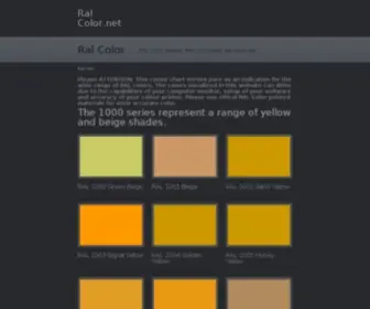 Ralcolor.net(Ral Colour) Screenshot