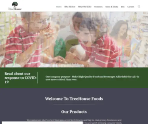 Ralcorpsnackssaucesandspreads.com(TreeHouse Foods) Screenshot