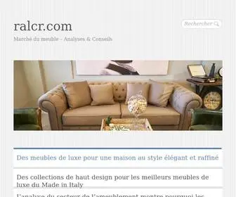 Ralcr.com(Marché du meuble) Screenshot