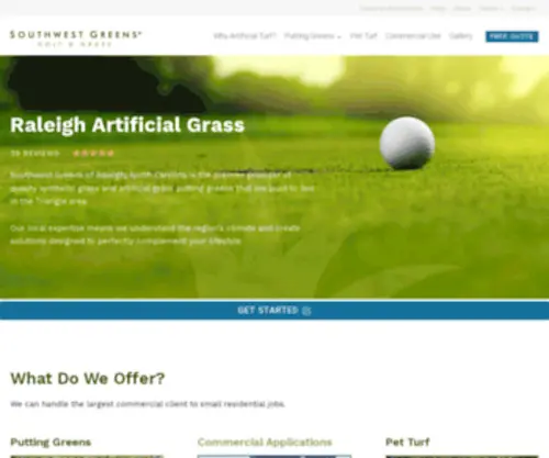 Raleighartificialgrass.com(Artificial Grass & Synthetic Turf In Raleigh) Screenshot