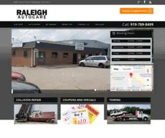 Raleighautocare.com(Auto Repair) Screenshot