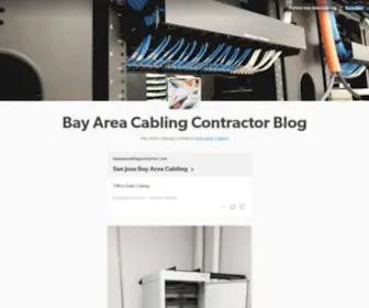 Raleighcabling.com(Bay Area Cabling Contractor Blog) Screenshot