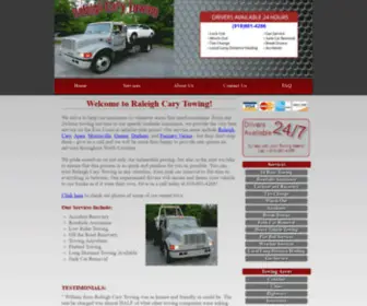 Raleighcarytowing.com(Raleigh Cary Towing) Screenshot