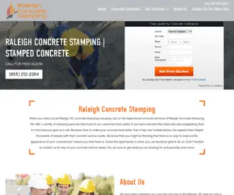 Raleighconcretestamping.com(RALEIGH CONCRETE STAMPING) Screenshot