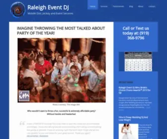 Raleigheventdj.com(Raleigheventdj) Screenshot