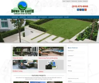 Raleighlandscape.com(Landscape Design & Outdoor Living in North Raleigh) Screenshot