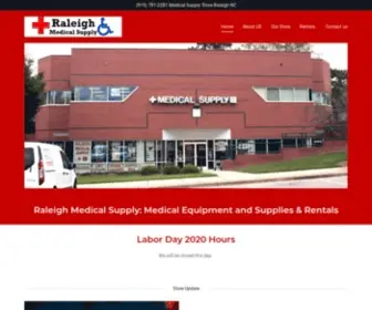 Raleighmedicalsupply.com(Medical Equipment and Supplies) Screenshot