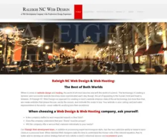 Raleighncwebdesign.com(& Website Hosting Company) Screenshot