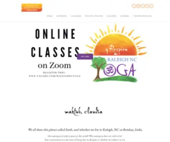 Raleighncyoga.com((& Breathe...)) Screenshot