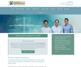 Raleighperio.com(Raleigh Periodontics) Screenshot