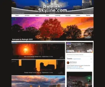 Raleighskyline.com(Original Photography and Prints of the City of Raleigh) Screenshot