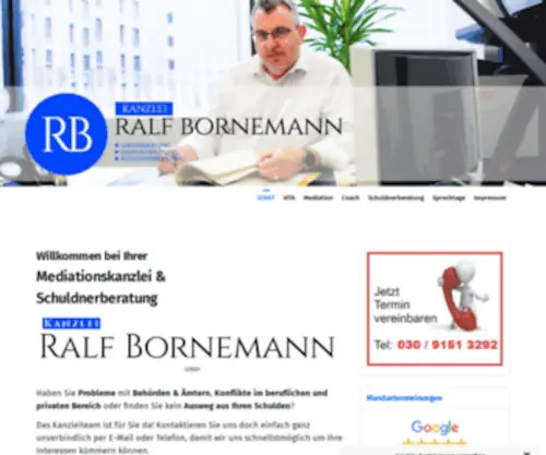 Ralf-Bornemann.com(Kanzlei Bornemann) Screenshot