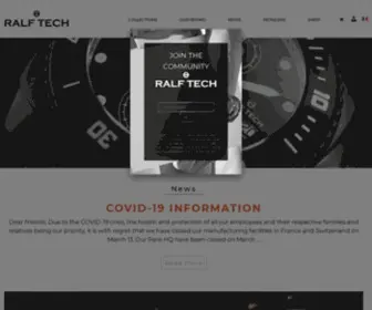 Ralftech.com(Montres RALF TECH) Screenshot