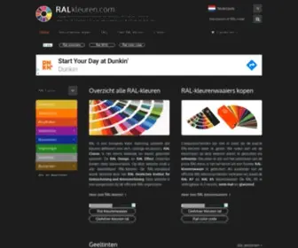 Ralkleuren.com(Alle RAL) Screenshot