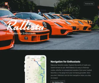 Rallista.app(The App for Driving Enthusiasts) Screenshot