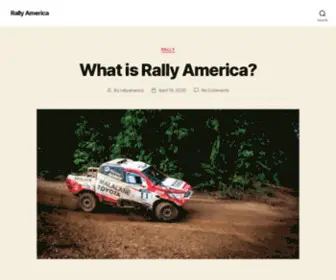 Rally-America.com(Rally America) Screenshot