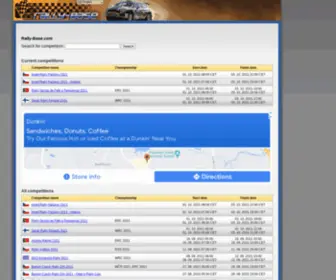 Rally-Base.com(On-line rally results) Screenshot