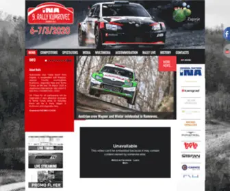 Rally-Kumrovec.com(Rally Kumrovec 2022) Screenshot