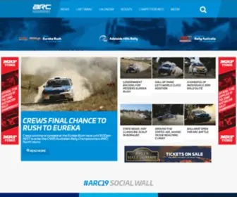 Rally.com.au(RSEA Safety Motorsport Australia Rally Championship) Screenshot