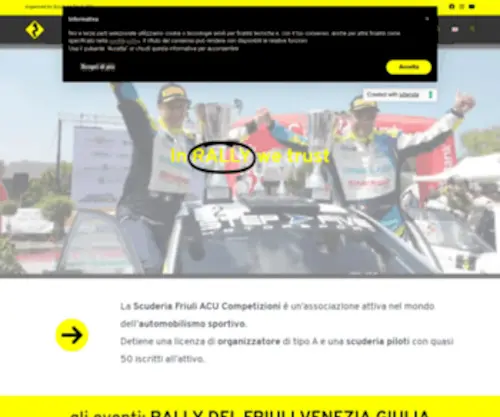 Rallyalpiorientali.it(Rally del Friuli Venezia Giulia) Screenshot