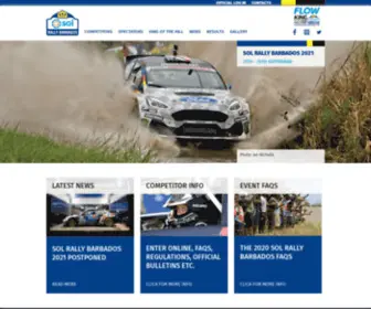 Rallybarbados.net(Sol Rally Barbados) Screenshot