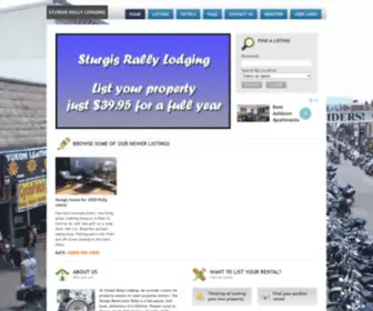 Rallybiker.com(Sturgis Rally Lodging 2022 Black Hills South Dakota) Screenshot