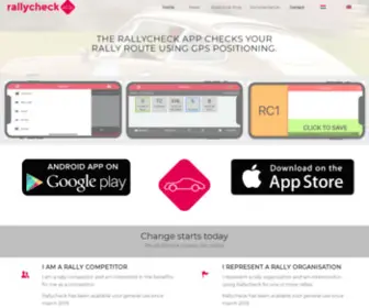 Rallycheck.com(Rallycheck checks your rally route using GPS postioning) Screenshot