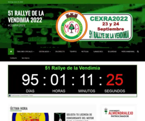 Rallyedelavendimia.com(#CERARecalvi #CEXRA2024) Screenshot