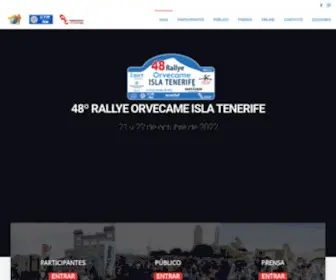 Rallyeislatenerife.com(Escudería) Screenshot