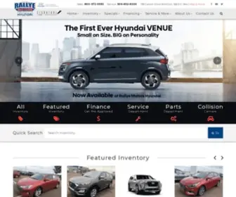 Rallyemotors-Hyundai.ca Screenshot