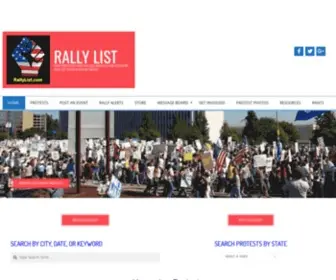 Rallylist.com(Rallylist) Screenshot