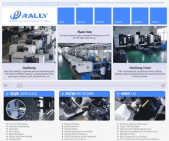 Rallymachining.com(CNC Precision Machining China Manufacturer and Supplier) Screenshot