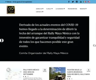 Rallymaya.com(Rally Maya México) Screenshot