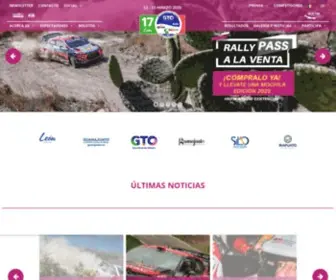 Rallymexico.com(Rally Mexico) Screenshot