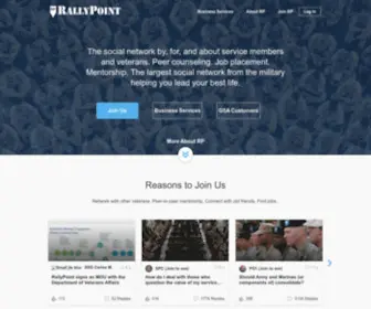 Rallypoint.com(The Military Network) Screenshot