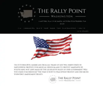Rallypointwa.com(Rally Point Washington) Screenshot