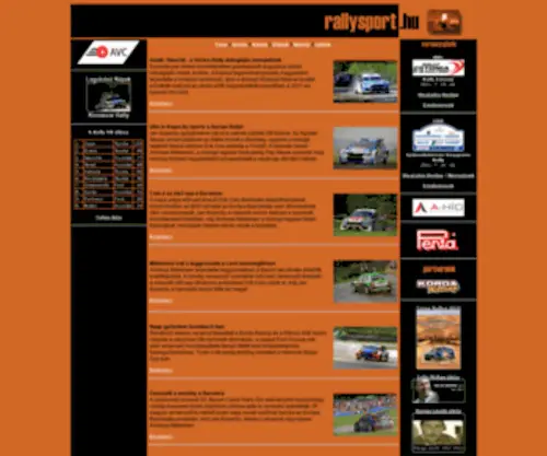 Rallysport.hu(Rally, sportosan) Screenshot