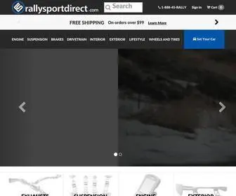 Rallysportdirect.com(Performance Car Parts Online) Screenshot