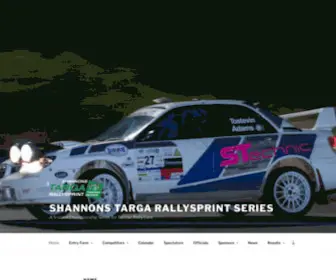 Rallysprints.com.au(A 5 round Championship Series for Tarmac Rally Cars) Screenshot