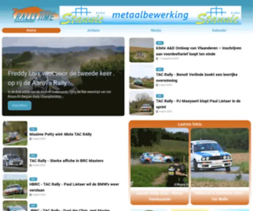 Rallytime.be(Rally nieuws en foto's) Screenshot