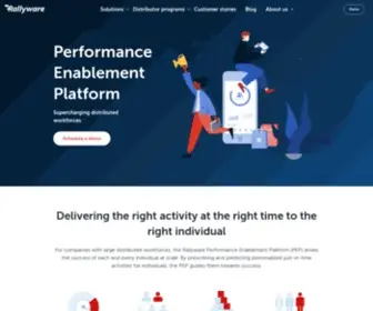 Rallyware.com(Performance Enablement Platform (PEP)) Screenshot